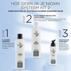 Nioxin System 2Natural Hair Progressed Thinning Scalp & Hair Treatment -Verzinnen Zorg Winkel SbbSDh234528 3 dgl NL