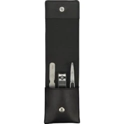 Nagelverzorgingsset In Nappaleer Hoesje 3-delig