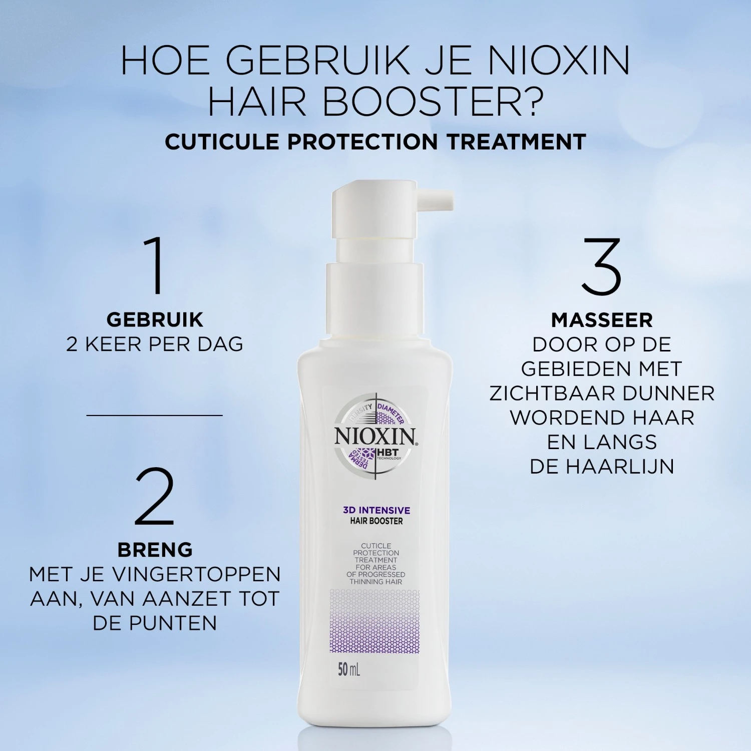 3D Intensieve VerzorgingNioxin 3D Hair Care Booster 6 3D Intensieve VerzorgingNioxin 3D Hair Care Booster - Afbeelding 4