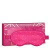 Crystalized Silk Eye Mask - Hot Pink